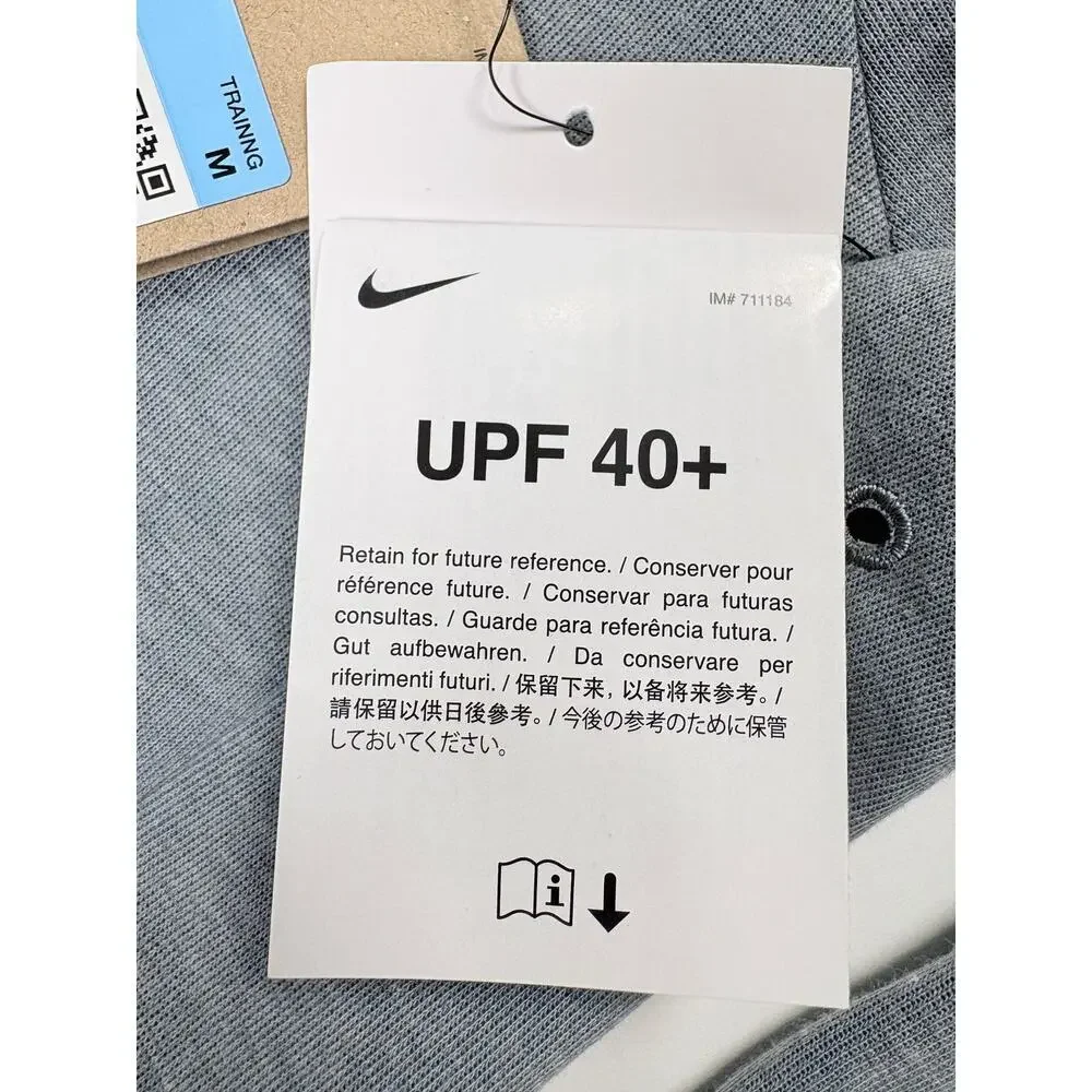 Nike Dri-FIT Training Hoodie FZ0969-010 Gray Medium NWT Tonal Swoosh Athleisure